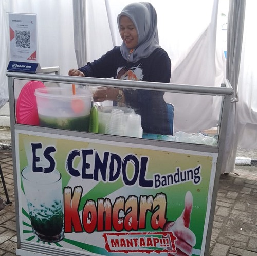 Es Cendol Koncara Bandung Sangat Digemari di Lahat