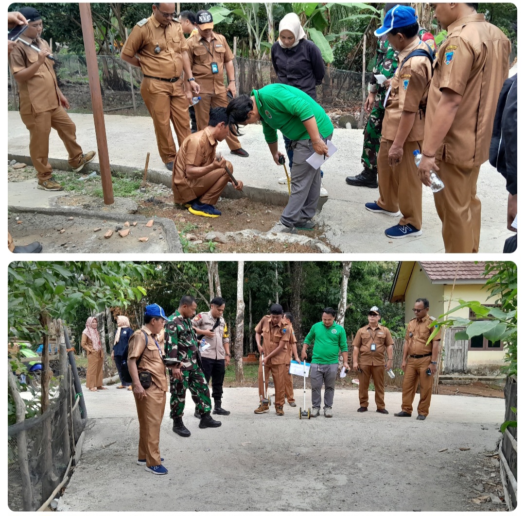 Simak Hasil Monev Dana Desa Tahap II Di Desa Gunung Agung Kecamatan Merapi Barat, Memuaskan