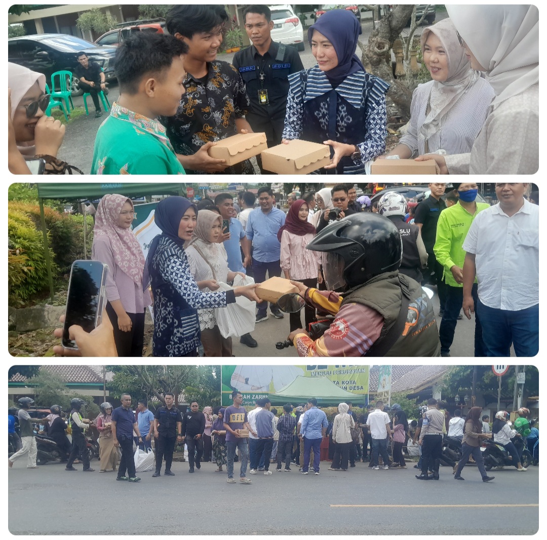 Wakil Bupati Lahat Terpilih Widia Ningsih Kembali Gelar Jum'at Berkah di Kota Lahat