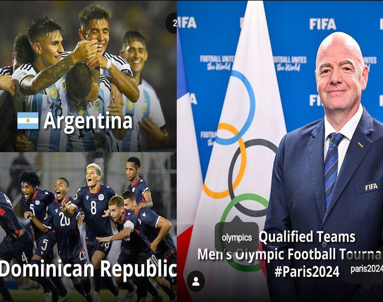 Presiden FIFA Gianni Infantino Umumkan 16 Timnas Ikut Kualifikasi Olimpiade Paris 2024, 3 Negara Asia