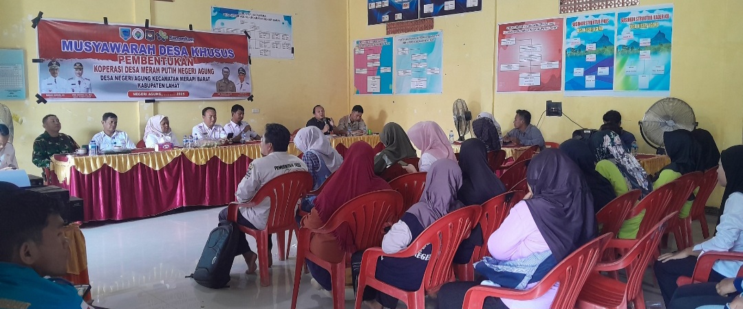 Koperasi Desa Merah Putih Desa Negeri Agung Terbentuk Berikut Jenis Usaha Serta Harapannya