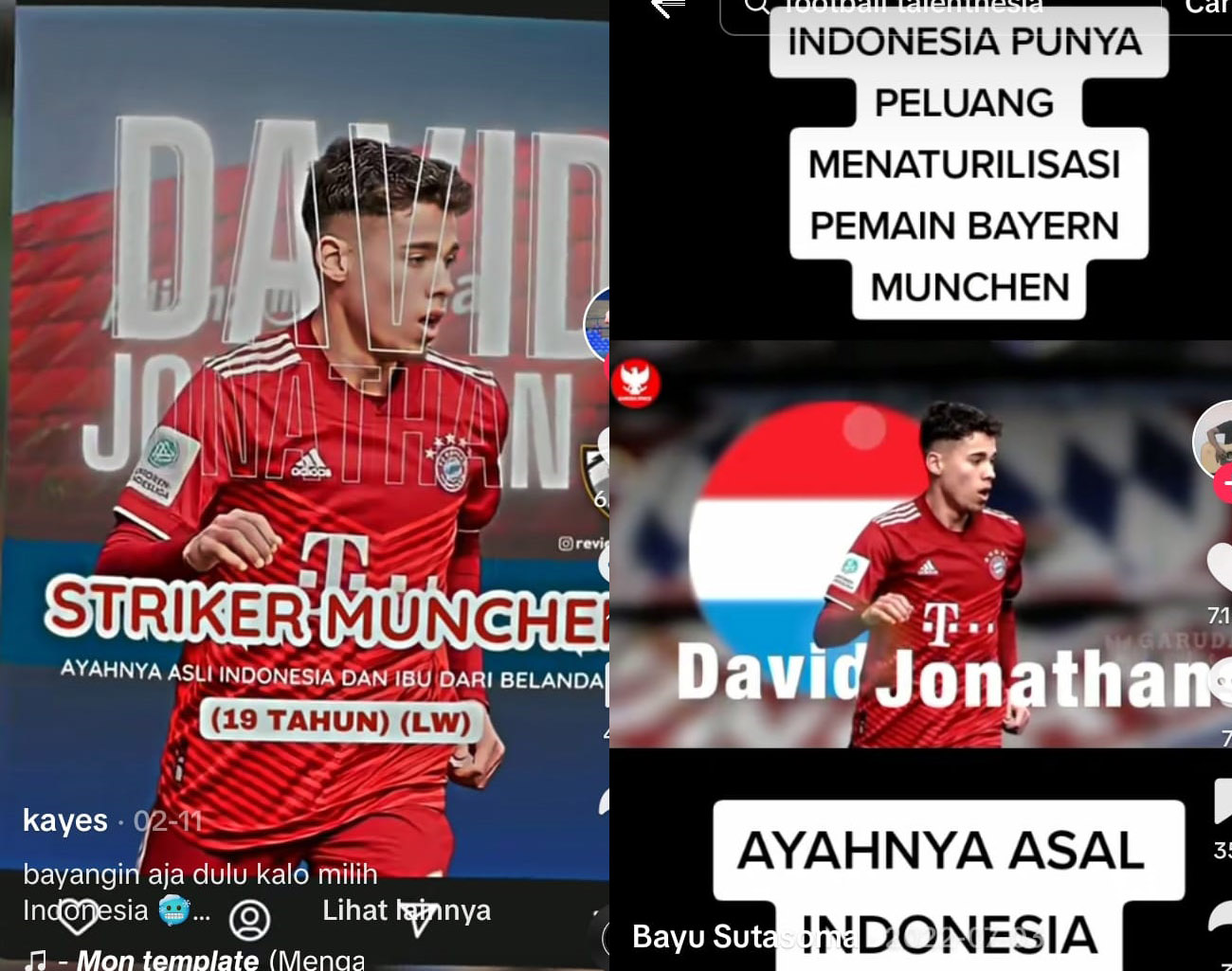 Striker Bayern Munchen ini Keturunan Indonesia Asia, Penggemar Sepak Bola Minta PSSI Naturalisasi