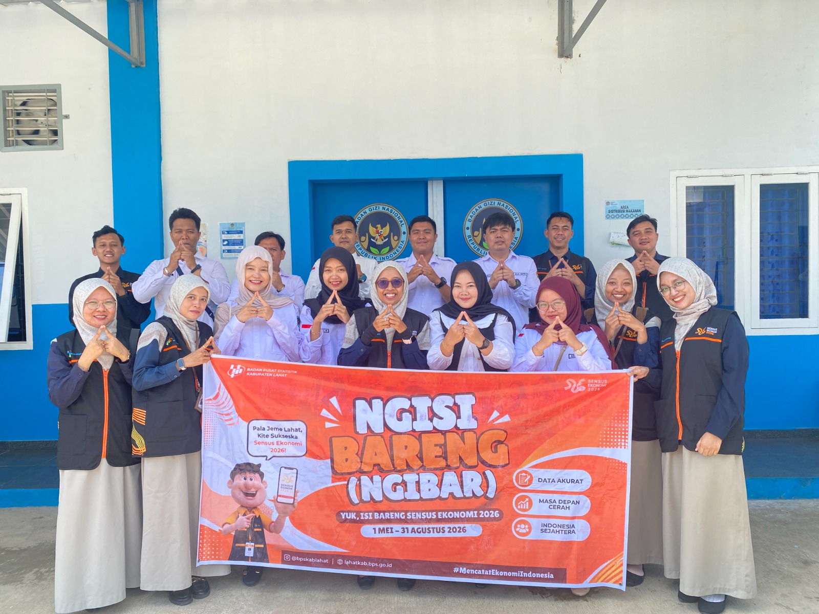 Ngisi Bareng (Ngibar) Sensus Ekonomi 2026 Bersama BGN Lahat: Sinergi Untuk Data Berkualitas