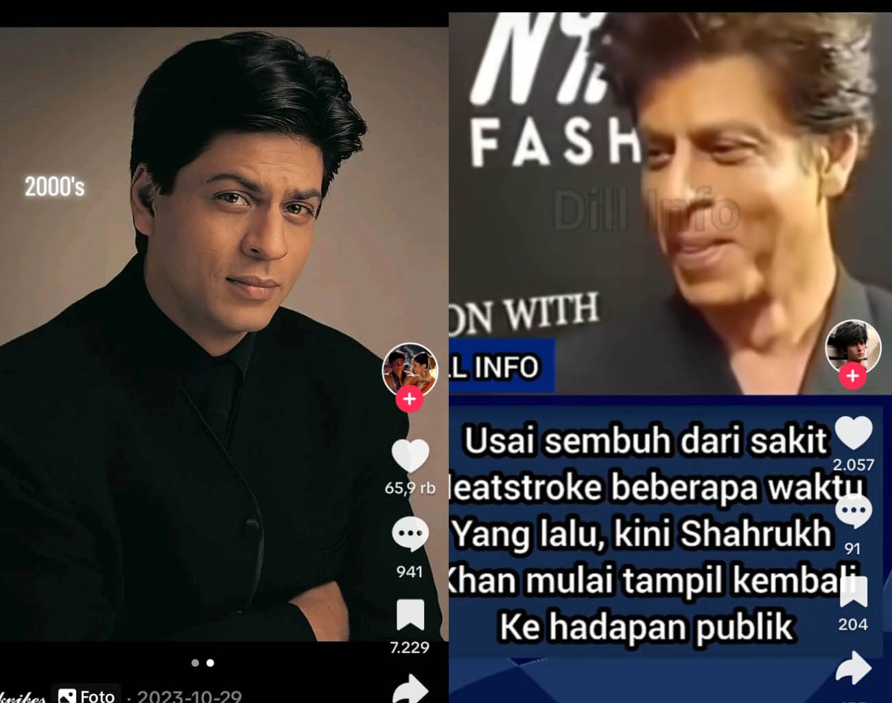 Penampilan Baru SRK, Aktor Film India, Shah Rukh Khan Meninggal Dunia, Sakit Stroke, Sekarang Sembuh