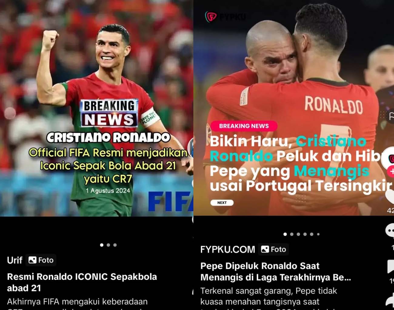 Kabar Terbaru Cristiano Ronaldo, FIFA Pilih CR7 Iconic Sepak Bola Abad 21, Kualifikasi Piala Dunia 2026