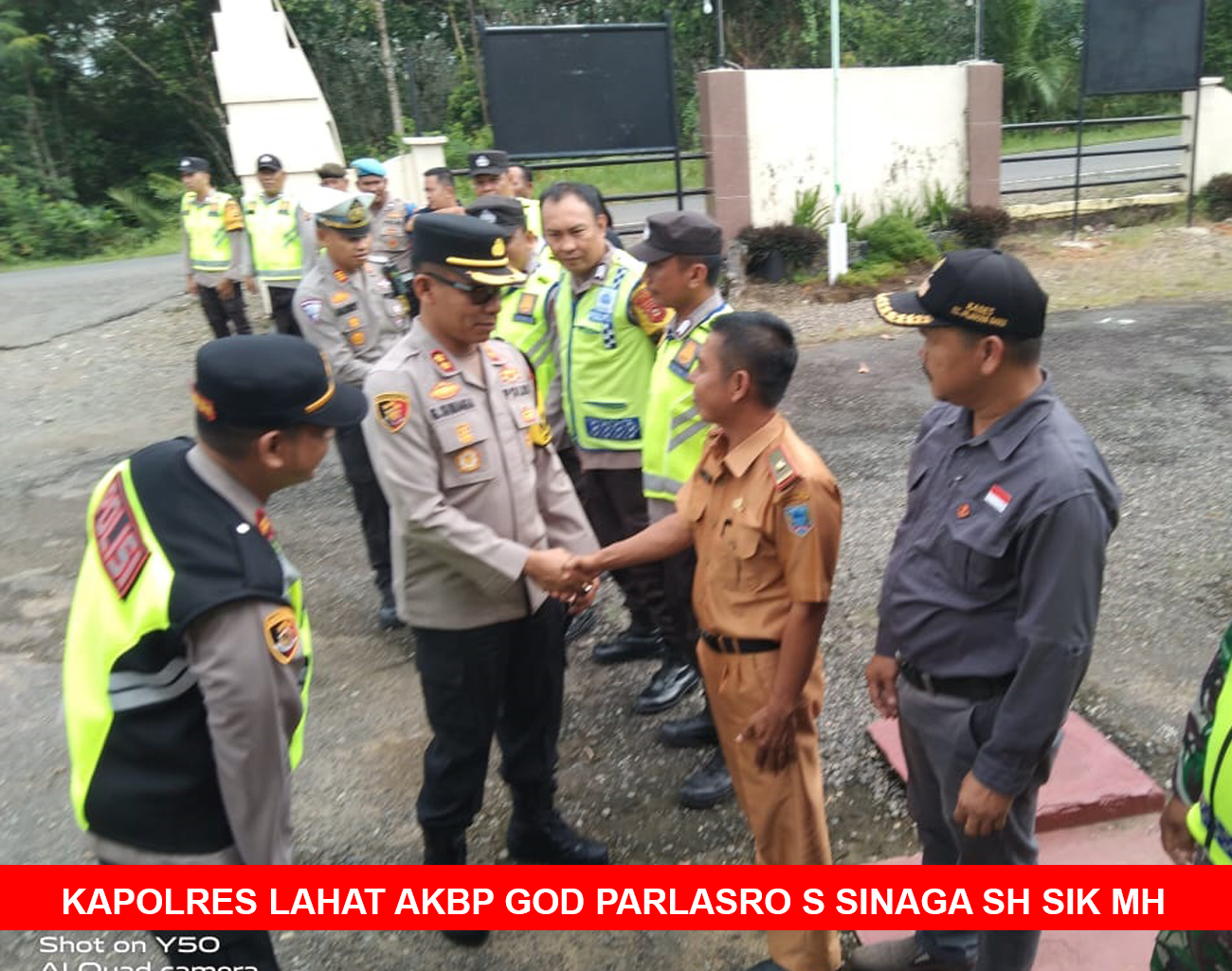 Sambut Pemilu 2024, Kapolres Lahat Kunjungan Kerja ke Kecamatan, Kali ini Bersama Jajaran Kikim Barat