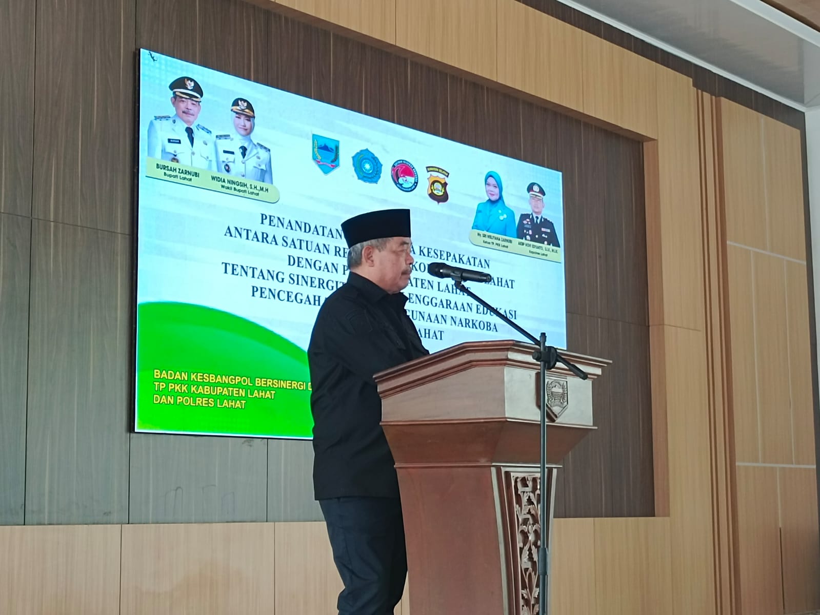 Bupati Lahat Bursah Zarnubi Instruksikan Kader PKK Sosialisasi Bahaya Narkoba