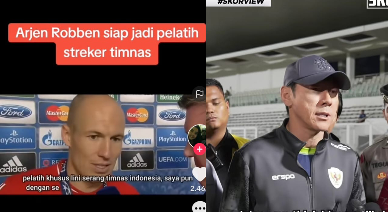 Jawaban Arjen Robben, Pelatih Serang Indonesia, Permintaan Shin Tae Young, Kualifikasi Piala Dunia 2026