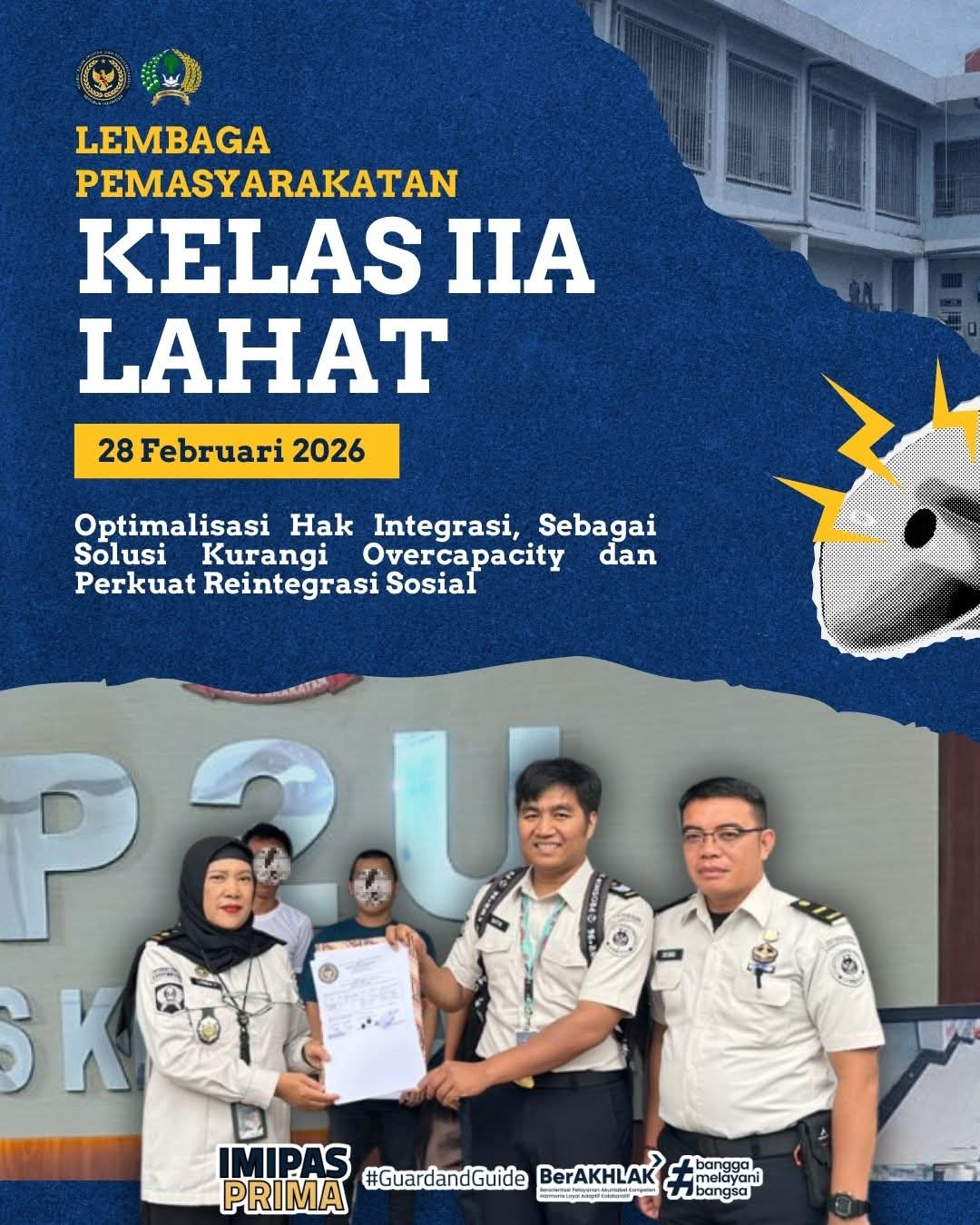 Optimalisasi Hak Integrasi, Ini yang Dilakukan Lapas Lahat!