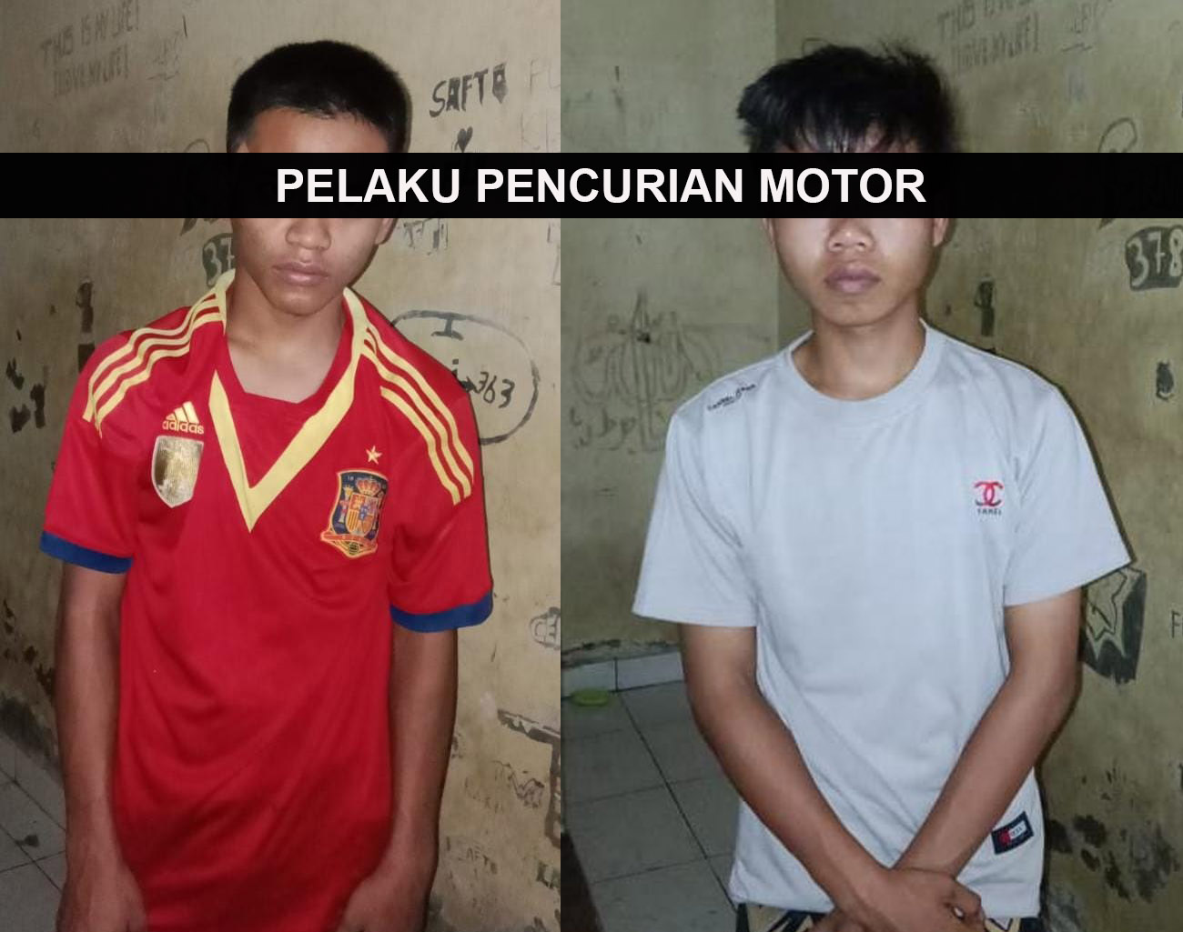 Pelaku Pencurian Motor di Bawah Jembatan Benteng Tanjung Payang Berhasil Terciduk Tim Polsek Kota Lahat