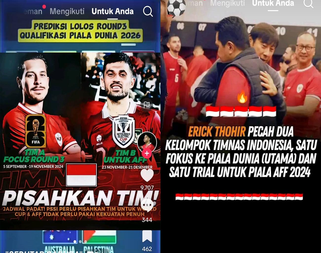 Strategi Ketua PSSI Erick Thohir Hadapi Piala AFF 2024 dan Piala Dunia 2026, Buat 2 Timnas Indonesia