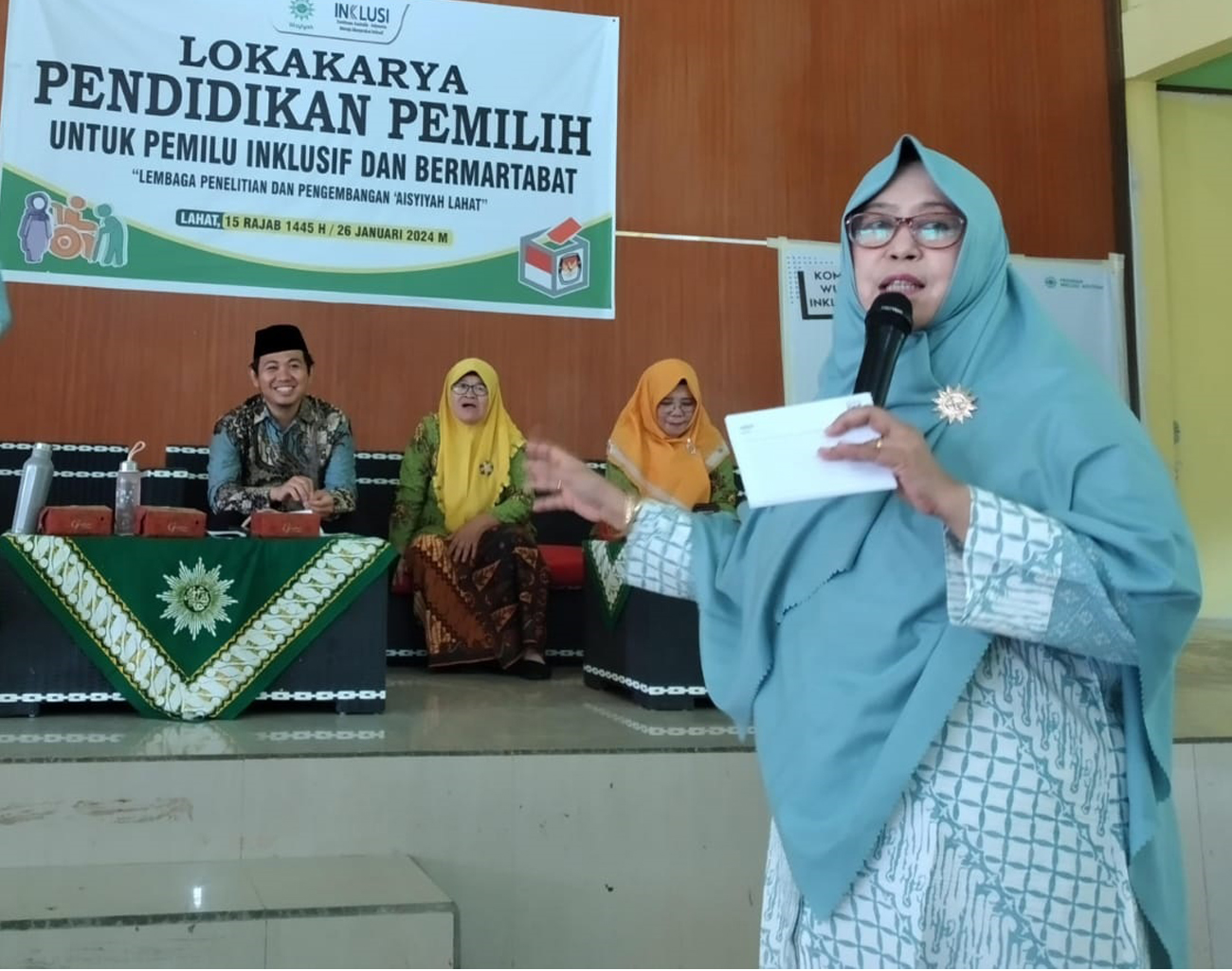 Ini Peran Aisyiyah Saat Pemilu, Pimpinan Daerah Aisyiyah Lahat Menggelar Lokakarya Pendidikan Pemilih