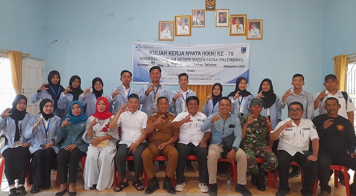 Mahasiswa UIN Raden Fatah Palembang Lakukan KKN, ini Pesan Camat Lahat Selatan