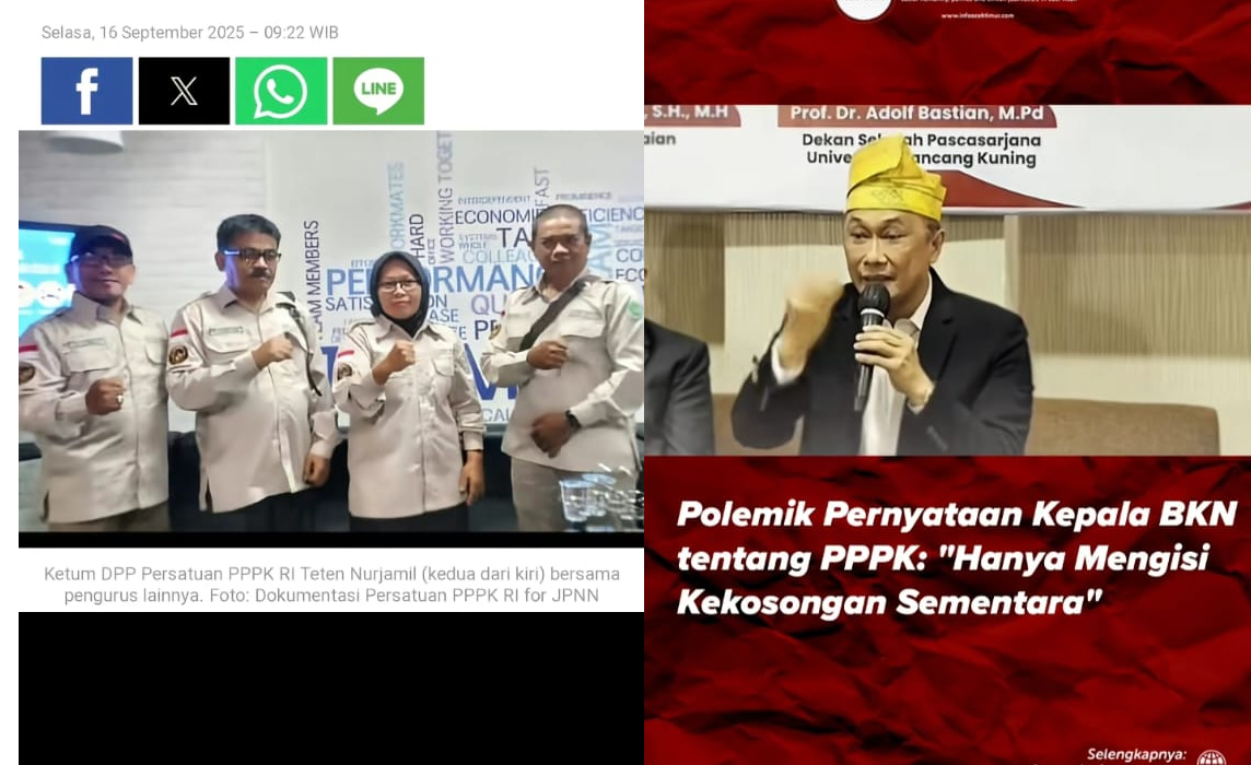 Pernyataan Kepala BKN Potensi Bikin Gaduh Indonesia, PPPK Rapatkan Barisan Melapor ke Presiden Prabowo