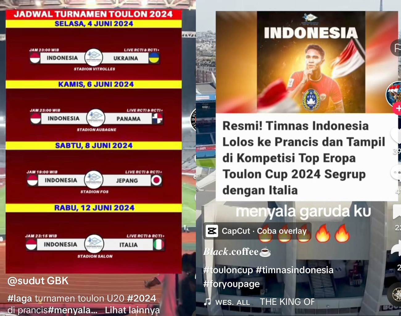 Inilah Jadwal Pertandingan Turnamen Toulon 2024, Timnas Indonesia Perwakilan Asia Kembali ke Prancis