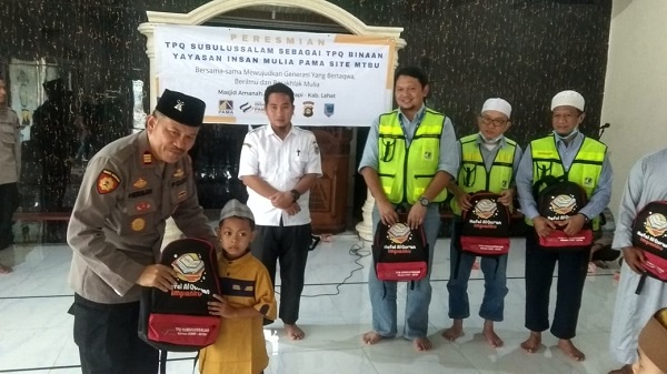 PT Pamapersada Nusantara Resmikan TPQ Subulussalam sebagai TPQ Binaan Yayasan Insan Mulia Pama Site MTBU