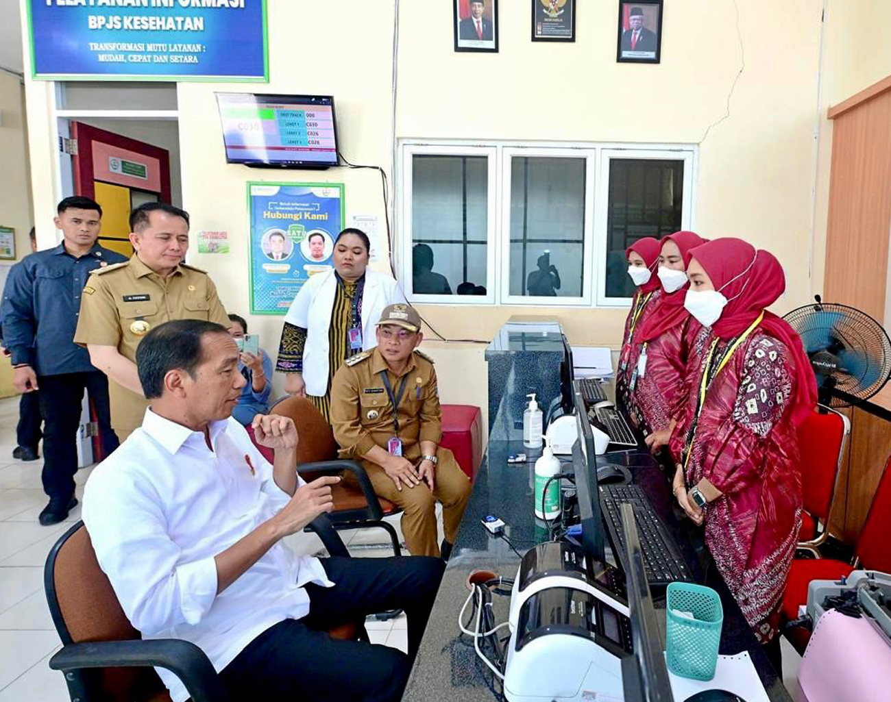 Presiden Jokowi Tinjau RSUD Rupit Kabupaten Musi Rawas Utara, Didampingi Pj Gubernur Sumsel Agus Fatoni