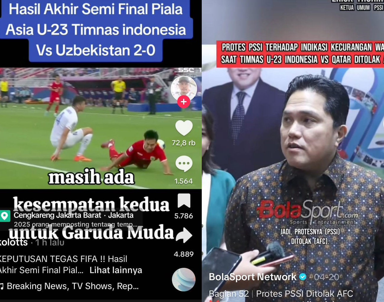 Tanding Ulang Timnas U-23 Indonesia vs Uzbekistan, Peluangnya Kecil AFC Pernah Menolak PSSI