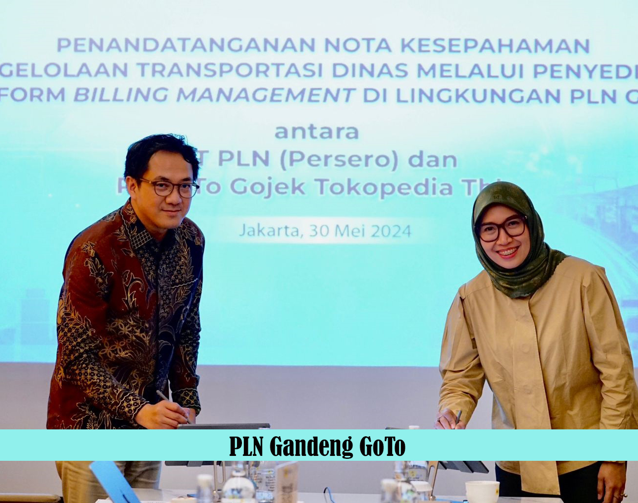 PLN Gandeng GoTo dalam Penyediaan Kendaraan Kedinasan, Kembangkan Mobilitas Pelayanan Modern dan Efisien