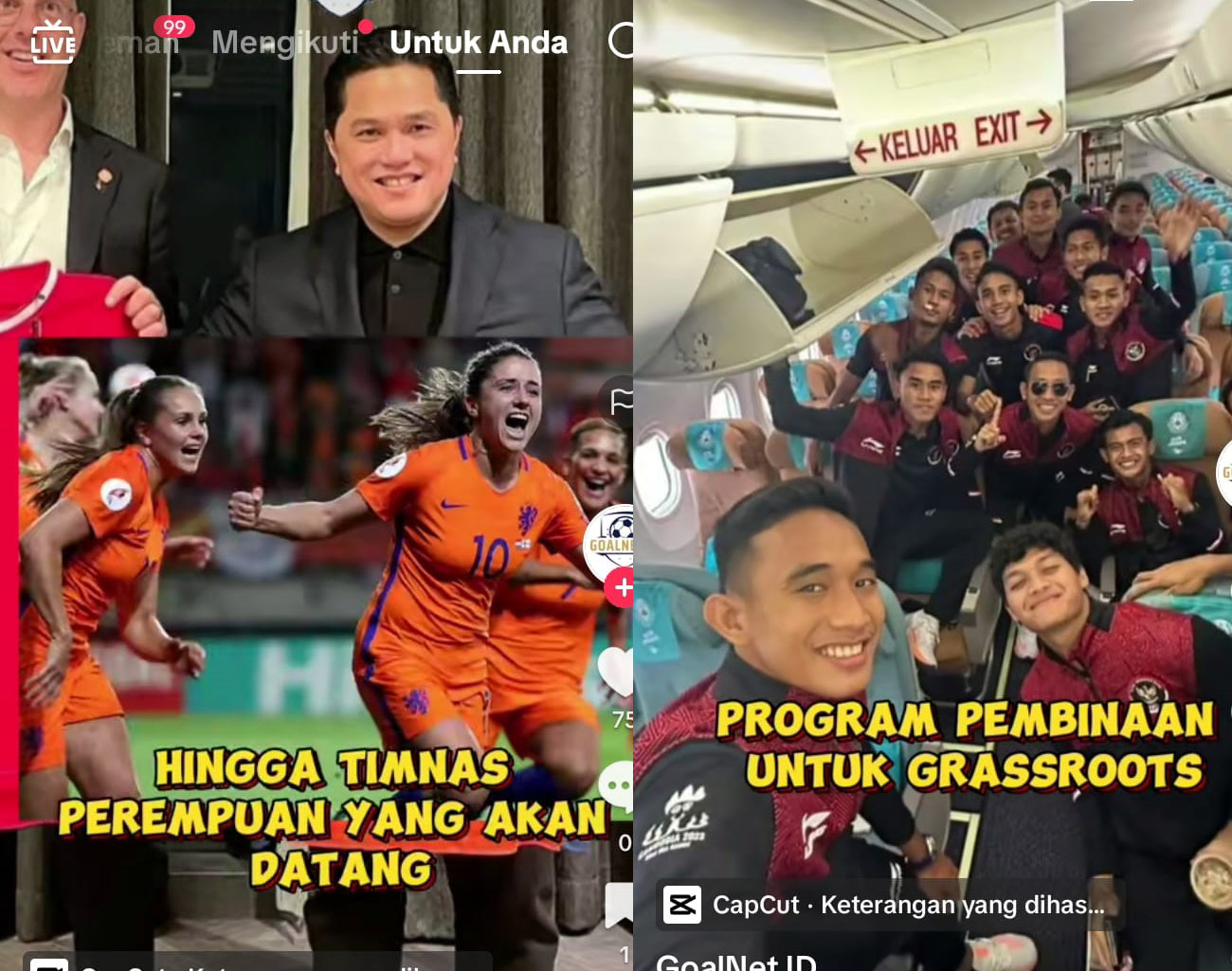 Ketua PSSI Erick Thohir Datangkan Pemain Belanda ke Indonesia, Timnas Senior, Timnas Junior, dan Timnas Wanita