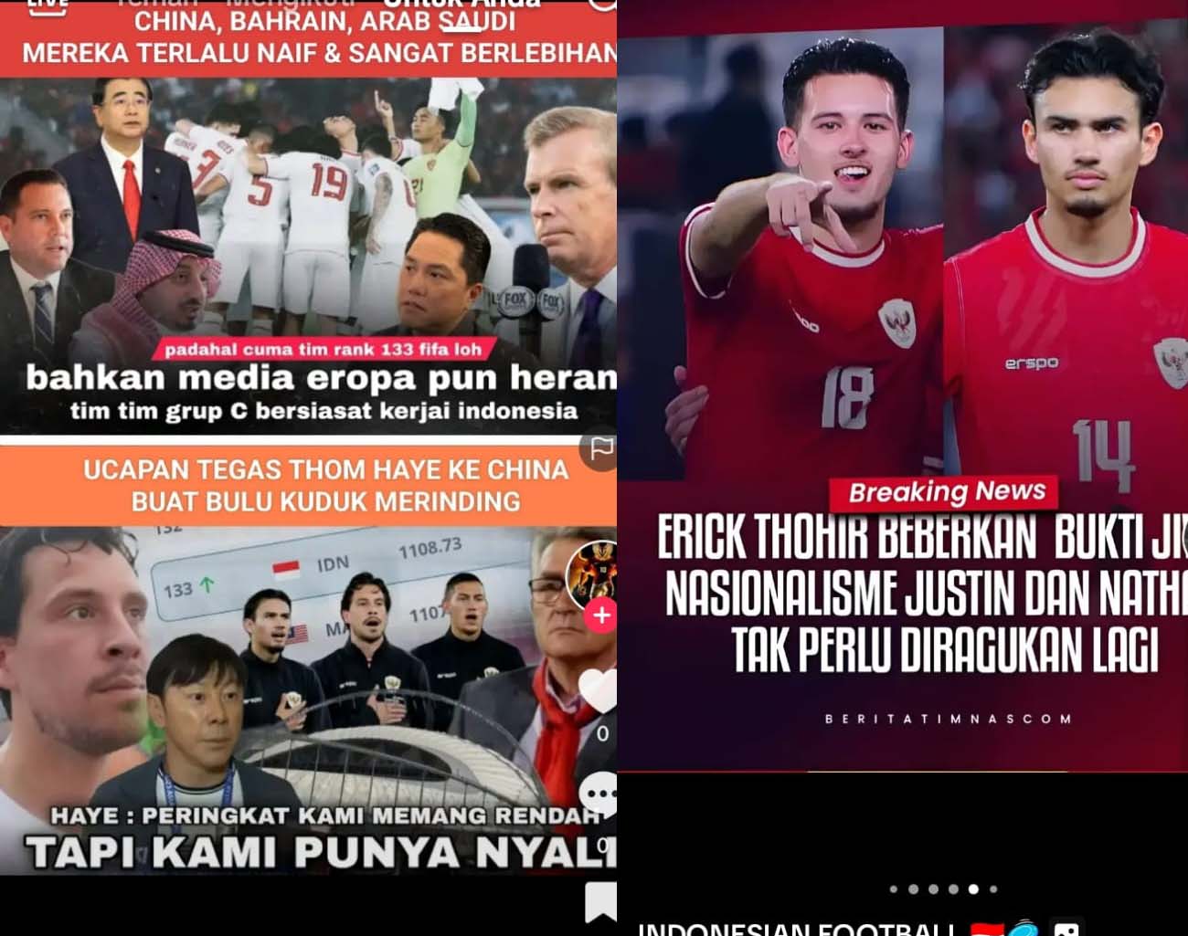 Pelatih Asia Heran Nasionalisme Pemain Naturalisasi, Justin Hubner Tebar Ancaman, Kualifikasi Piala Dunia 2026