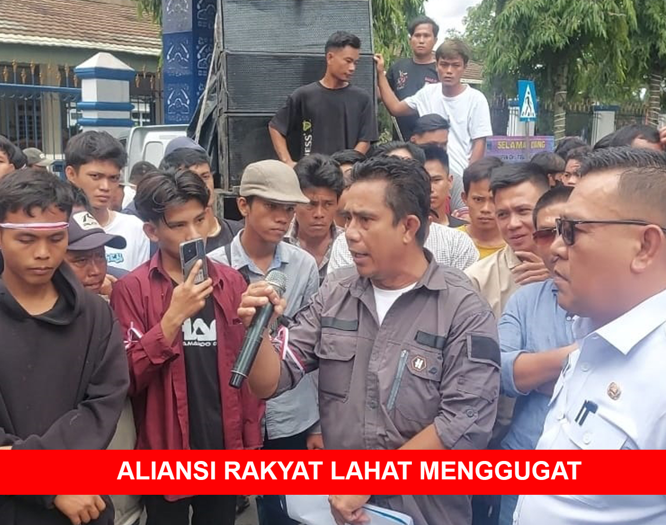 Inilah Tuntutan Aliansi Rakyat Lahat Menggugat, Masih Tentang Pengangkatan Pjs Kades