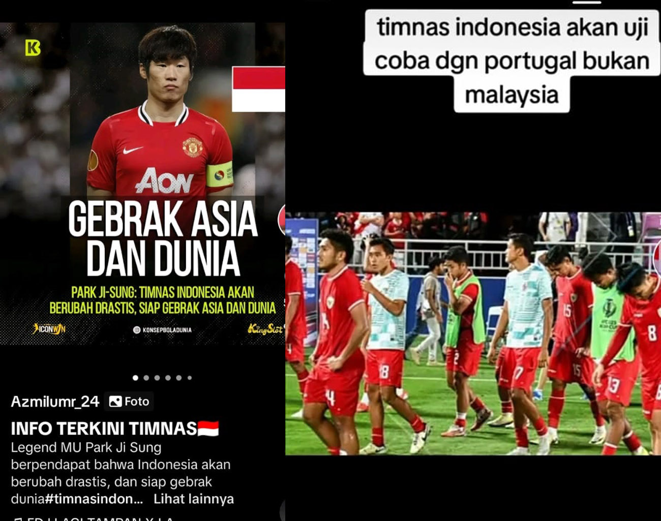 Park Ji-sung Pemain Legendaris Manchester United: Timnas Indonesia Berubah Drastis, Diperhitungkan Asia-Dunia
