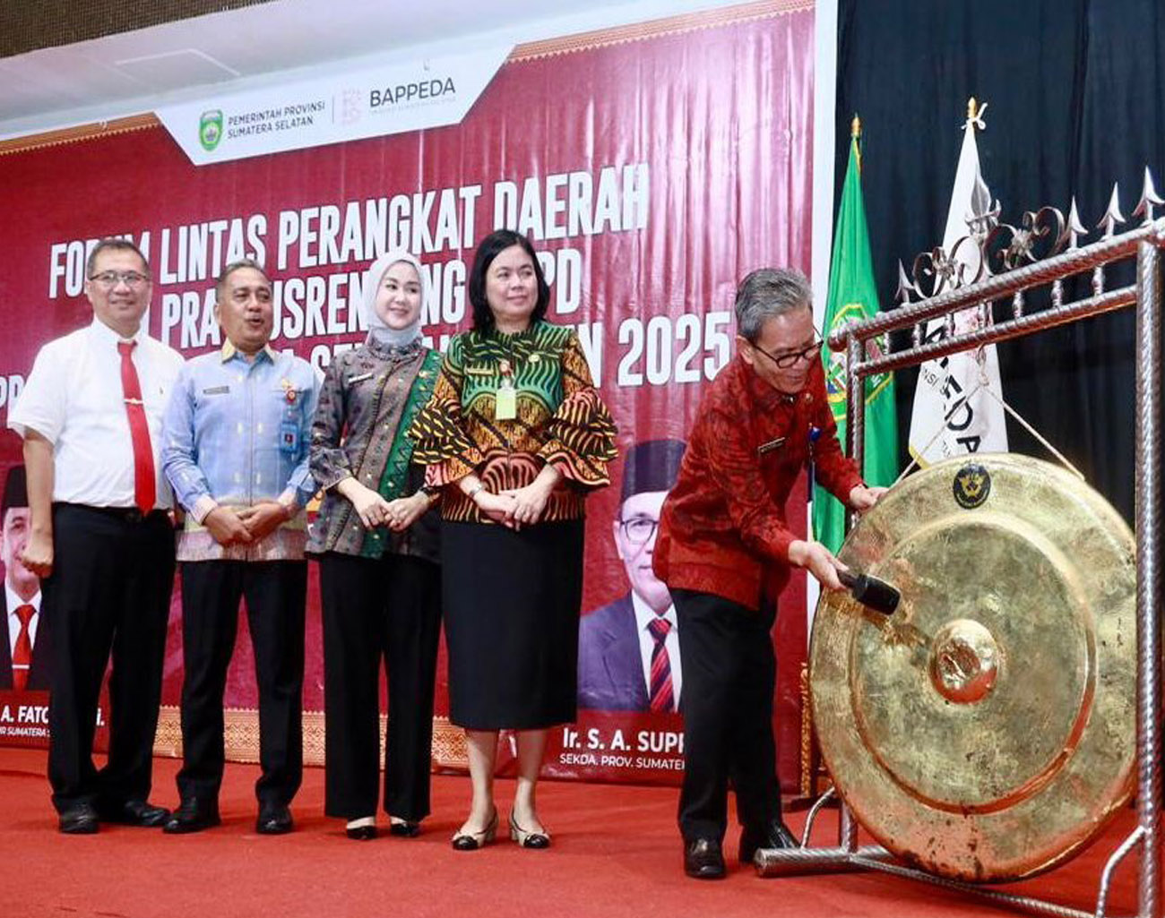 Sekda Supriono Buka Forum Lintas Perangkat Daerah dan Pra Musrenbang RKPD Sumsel Tahun 2025