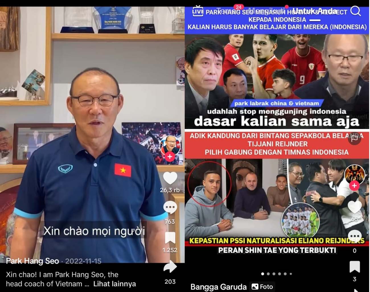 Park Hang-seo Bela STY, Dukung Indonesia, Marahi China-Vietnam, Kualifikasi Piala Dunia 2026