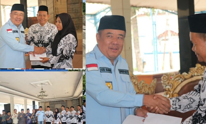 Dua Guru SD Lahat Terima Hadiah Umroh dari Bupati Lahat dan Gubernur Sumsel