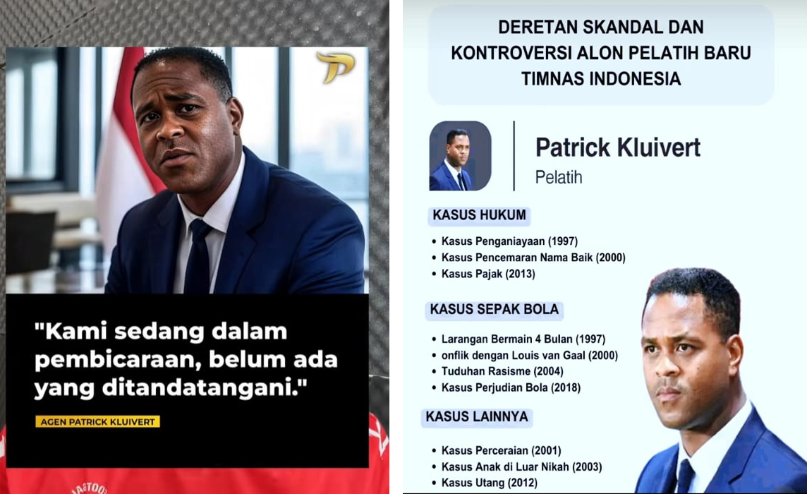 Kabar Terbaru Patrick Kluivert, Belum Tanda Tangan, Pelatih Indonesia, Kualifikasi Piala Dunia 2026