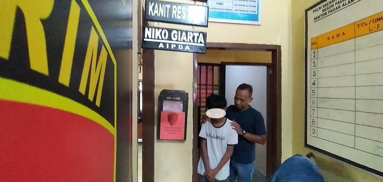 Pelaku Pencurian di Perumahan Nendagung Pagar Alam Ditangkap