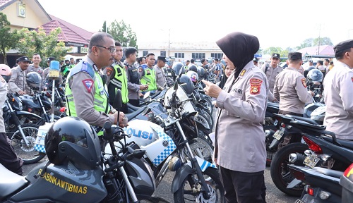 Sari Suhartini Basri Pimpin Pengecekan Kelayakan Aset Polri di Polres Lahat