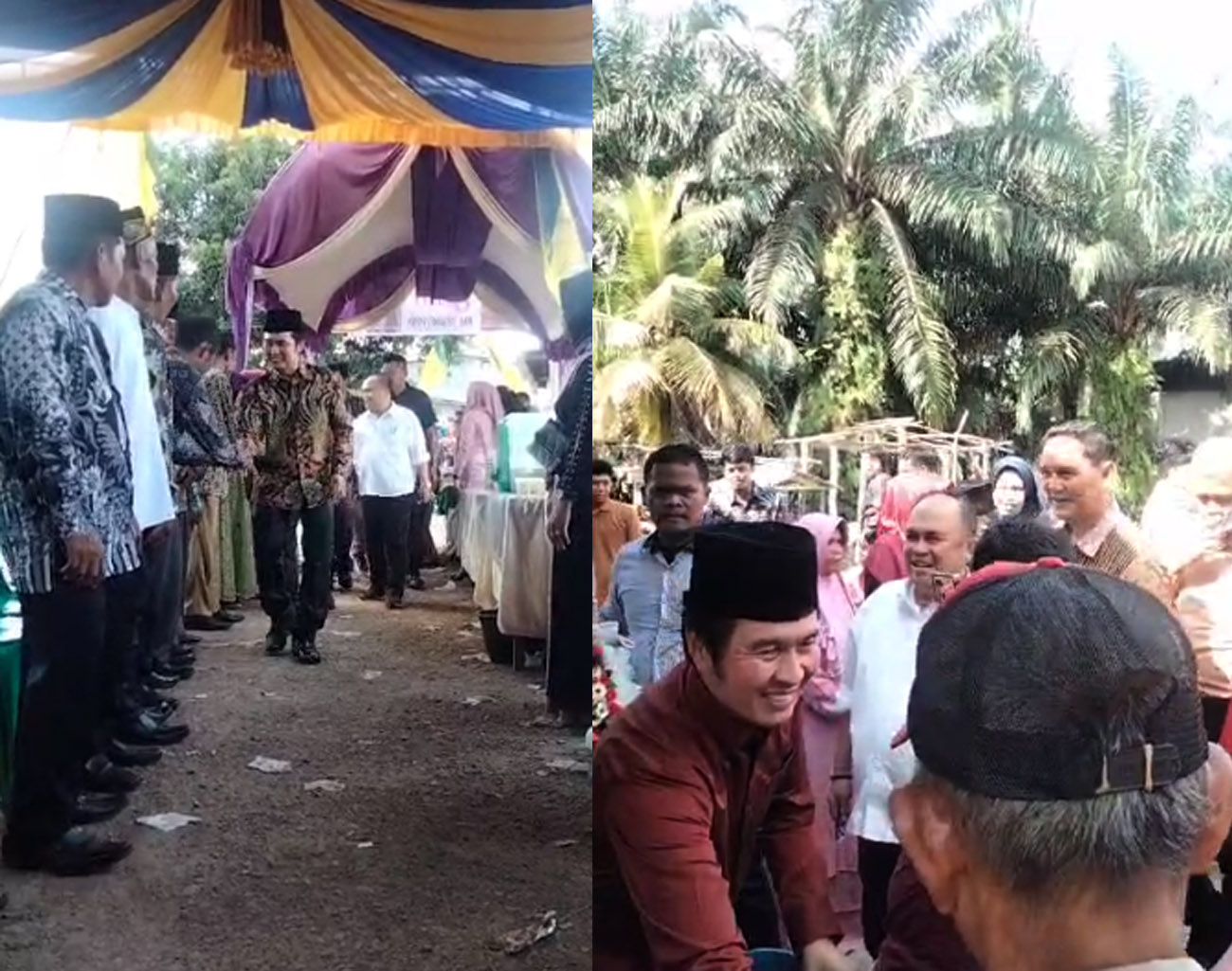 Yulius Maulana Disambut Rebana Salawatan, Penuhi Undangan Banjir Doa Masyarakat Kikim Barat dan Gumay Talang