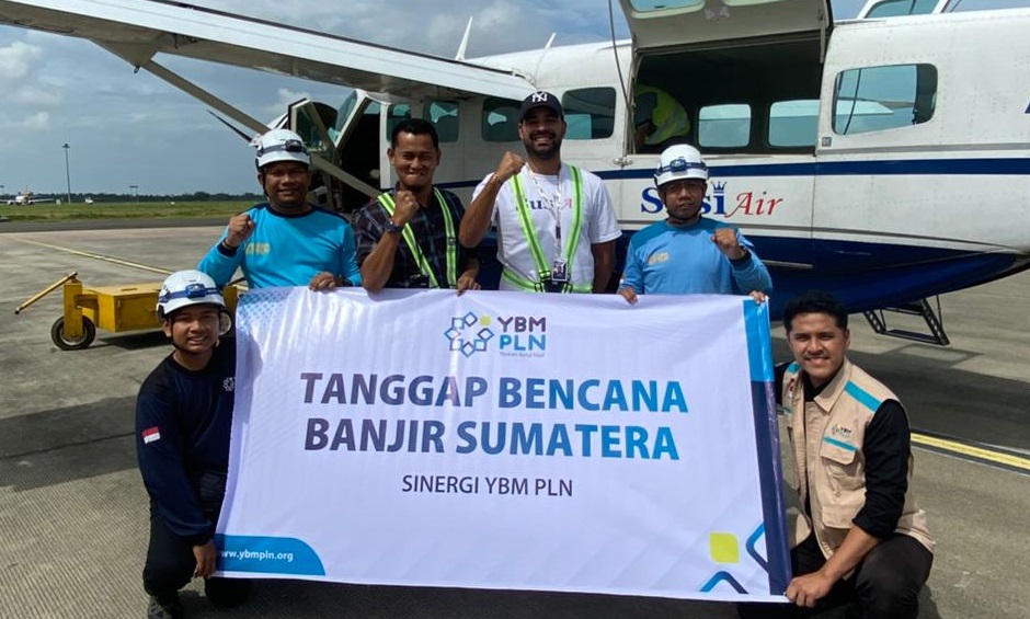 YBM PLN UID S2JB Kirim Relawan dan Logistik ke Aceh, Sumut, dan Sumbar untuk Bantu Korban Banjir