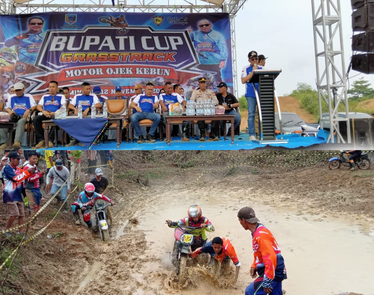 Bupati Cup Grasstrack Motor Ojek Kebun Tahun 2023 Pacu Adrenalin