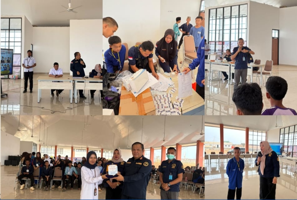 BNNK Empat Lawang Sosialisasikan P4GN dan Gelar Tes Urine Siswa SRT 1