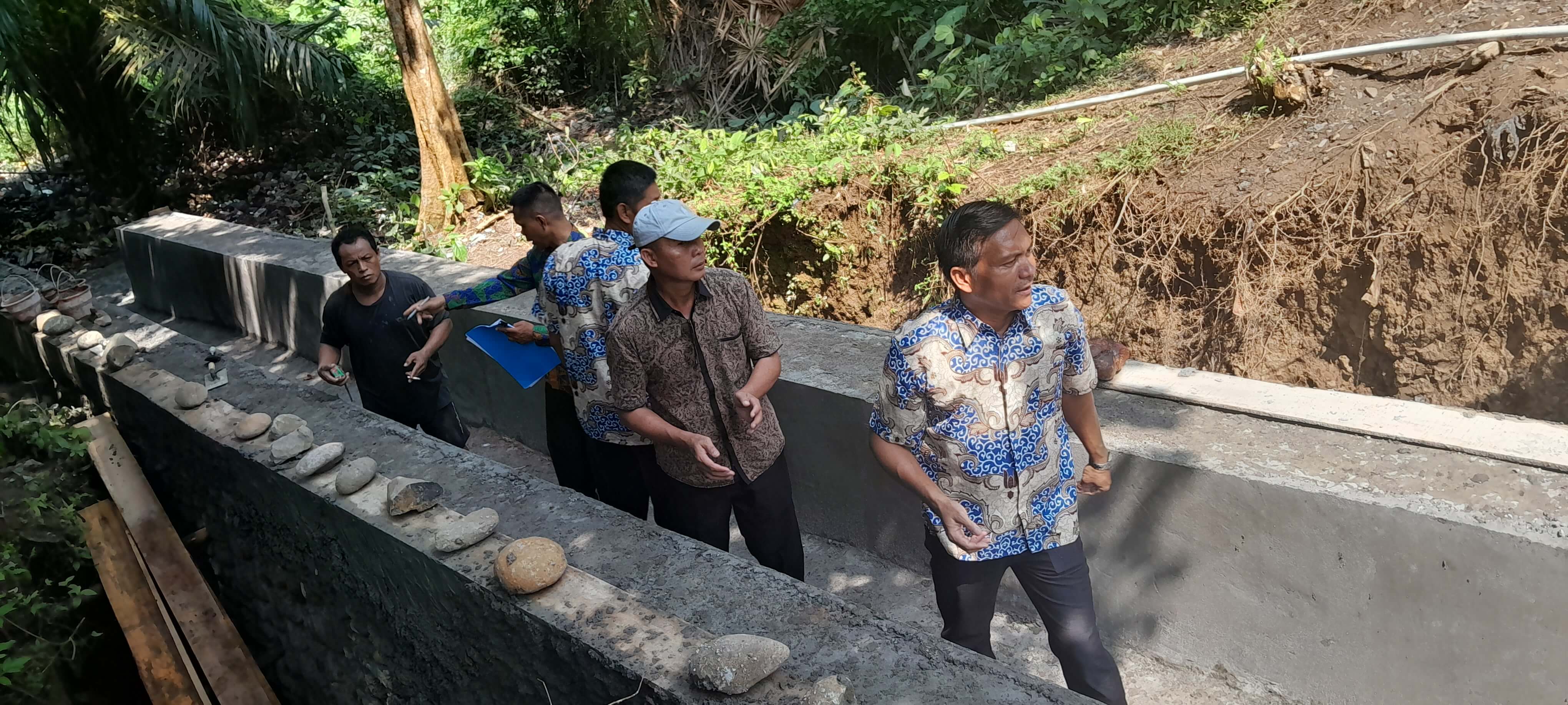 Ini Pembangunan Desa Tanjung Lontar saat di Kunjungi Tim Kecamatan Merapi Timur Tahun 2024