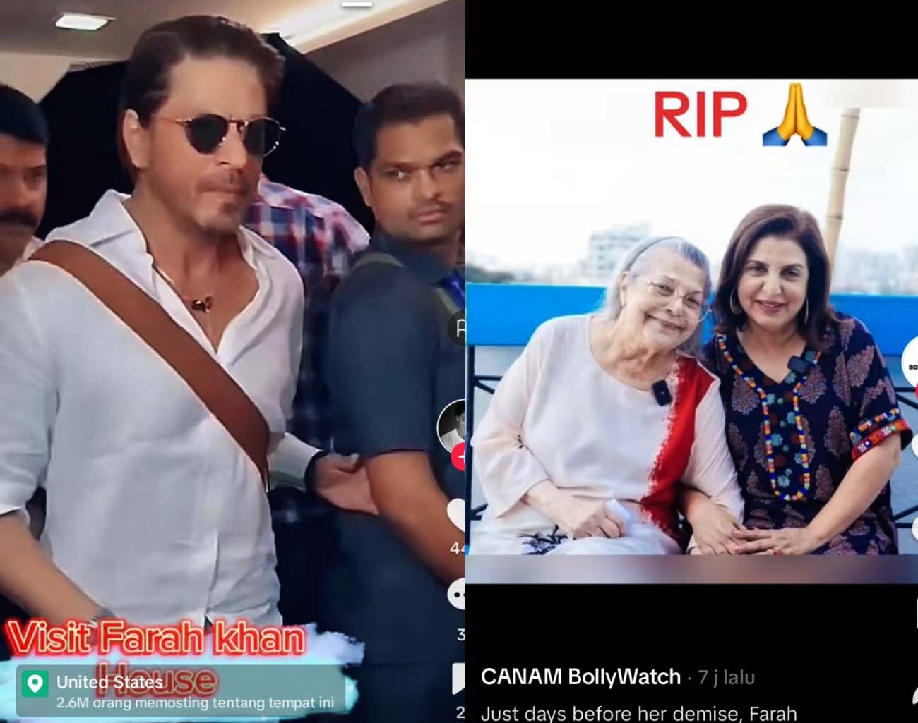 Kabar Duka Shah Rukh Khan, Meninggal Dunia, Ibu Farah Khan, Artis India SRK Dikabarkan MD, Sakit, Sembuh