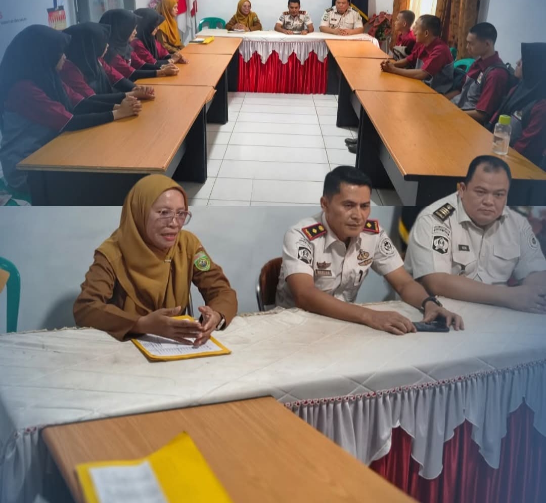 Bapas Kelas II Lahat Terima 10 Siswa PKL dari SMK Negeri 1 Lahat