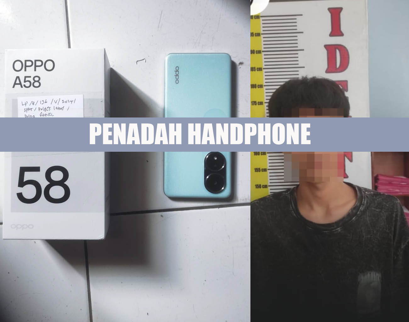 Team Jagal Bandit Polres Lahat Tangkap Penadah Handphone, Pelaku Masih Pelajar, Lagi Kerja di Talang Berangin