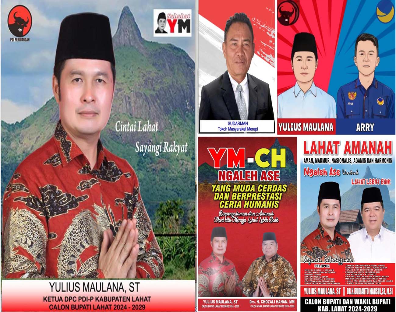 15 Tokoh Lahat Siap Digandeng Yulius Maulana Jadi Pasangan Bupati dan Wakil Bupati Lahat 2024-2029