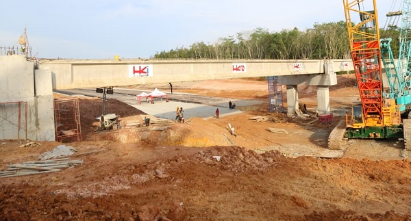 Hebat, Pembangunan Jalan Tol Indralaya-Prabumulih Libatkan Pelaku UMKM