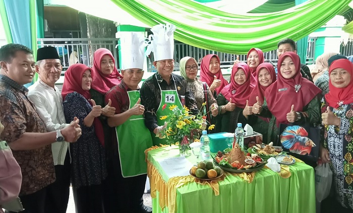 Keren, Kepala Kantor Kemenag Lahat Ikut Lomba Masak Nasi Goreng di Palembang, Lihat Foto fotonya