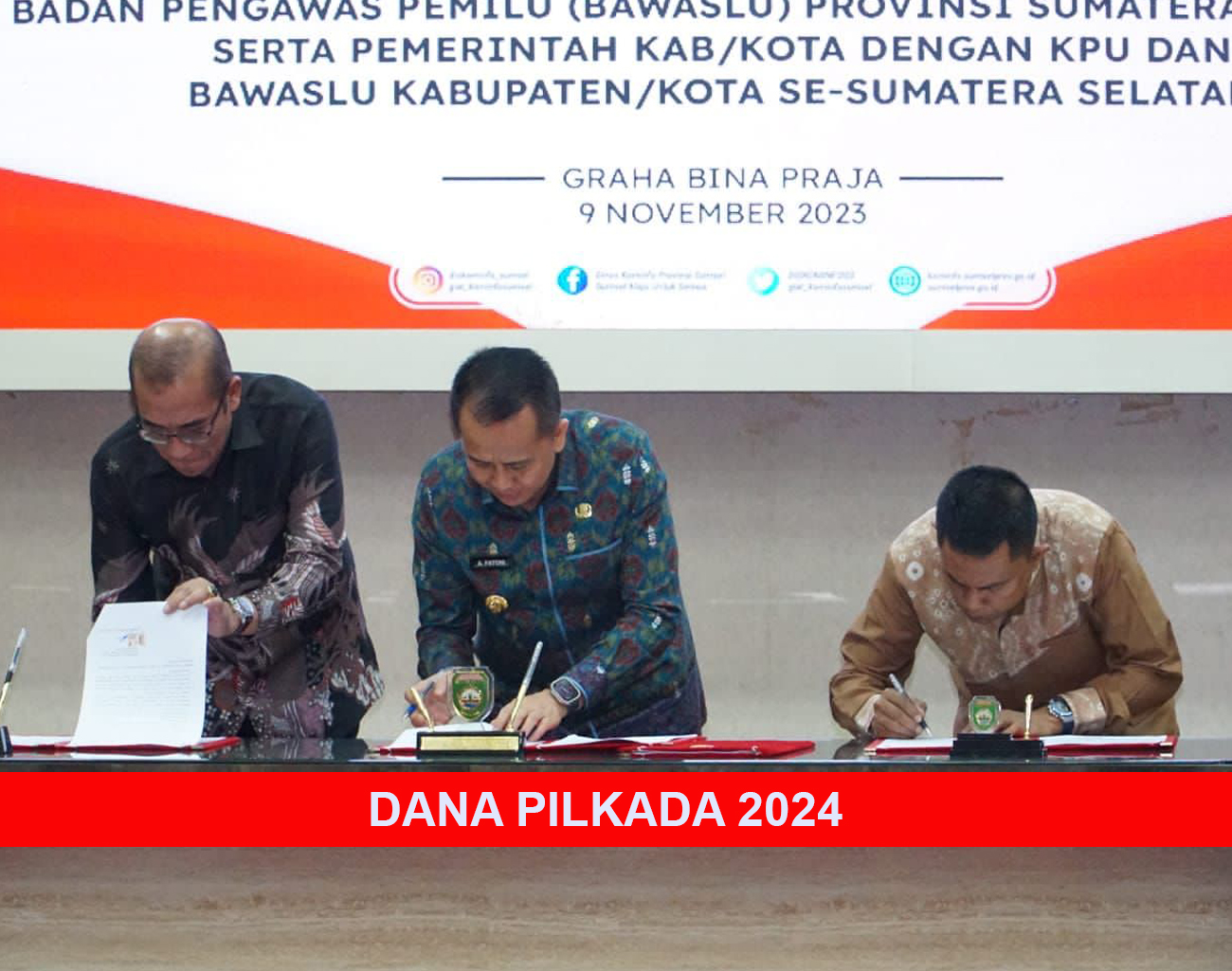 Pj Gubernur Agus Fatoni Tandatangani NPHD Dana untuk Sukseskan Pilkada Serentak 2024 