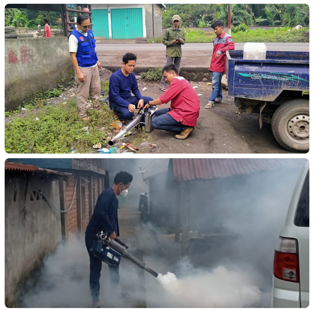 Pemdes Gunung Kembang Fogging Seluruh Area Dusun, Ini Sebabnya