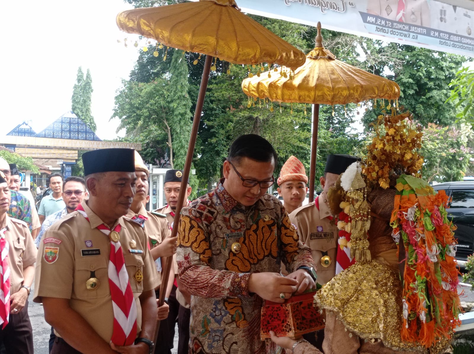 PJ Bupati Lahat Muhammad Farid Buka Rakercab Gerakan Pramuka Lahat Tahun 2023