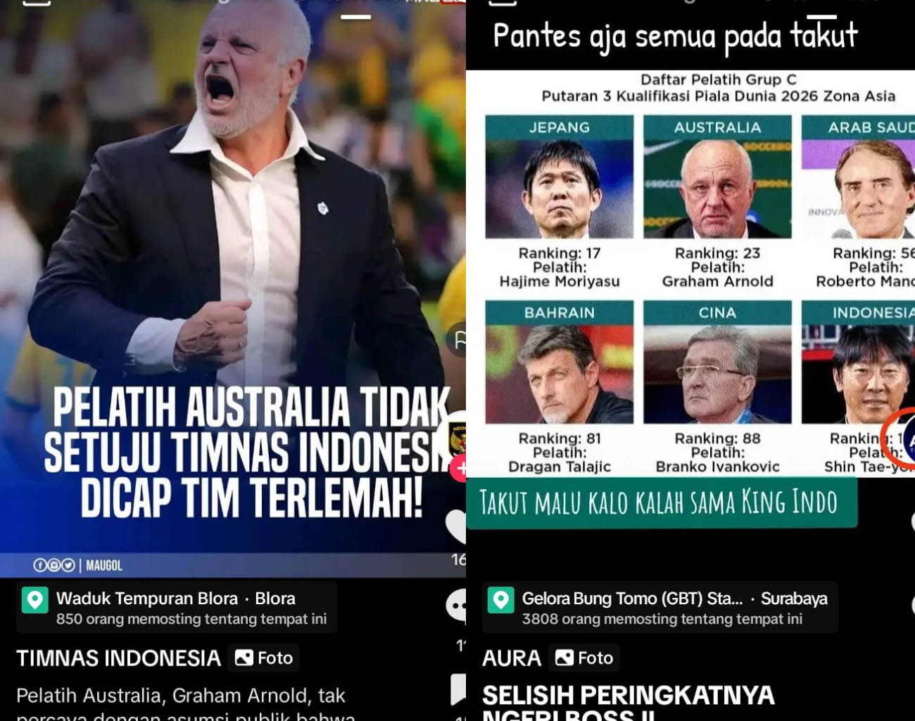 Jawaban Pelatih Australia Soal Selebrasi, Ketua PSSI Erick Thohir Tunggu Oktober, Kualifikasi Piala Dunia