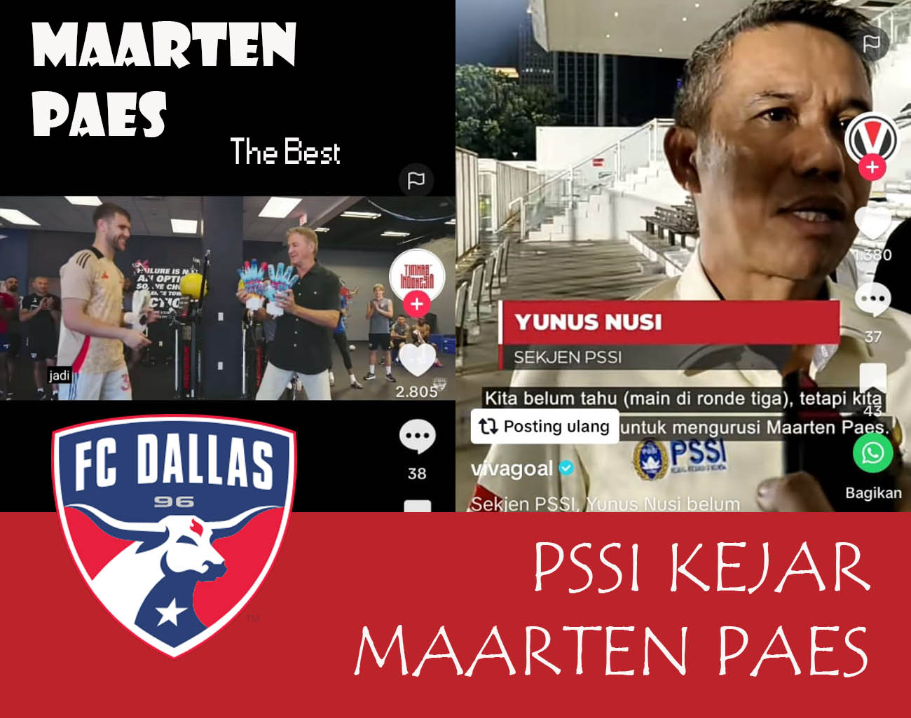 PSSI Kejar Maarten Paes, FC Dallas Amerika Serikat, Kiper Utama Timnas Indonesia, Kualifikasi Piala Dunia 2026