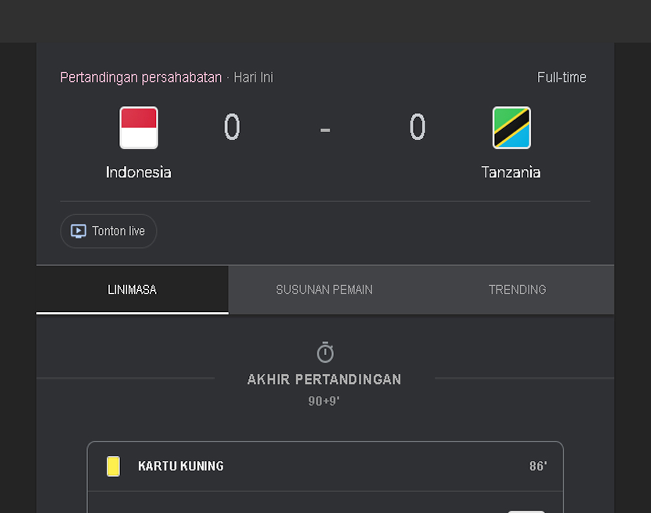 Sah, Hasil Akhir Indonesia vs Tanzania Imbang 0-0, Pemain Naturalisasi Gagal Cetak Gol, Jelang Piala Dunia